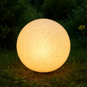 Außenleuchte LUMISTONE 1xE27/15W/230V IP65 Ø 25 cm