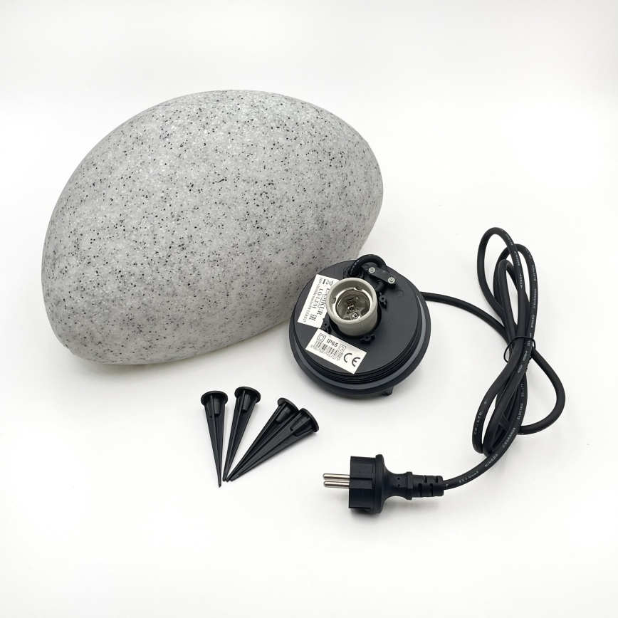 Außenleuchte LUMISTONE 1xE27/15W/230V IP65 Ø 31,8 cm