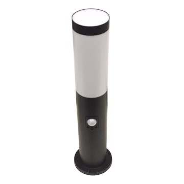 Außenleuchte mit Sensor LOPPA 1xE27/60W/230V 45 cm IP44 schwarz