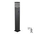 Außenleuchte mit Sensor TEKSAS 1xE27/12W/230V IP44 74 cm Anthrazit
