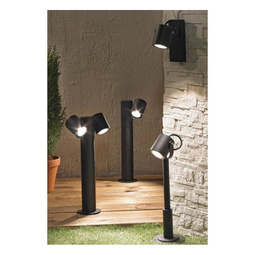Außenleuchte PINO 2xGU10/10W/230V IP44 44 cm