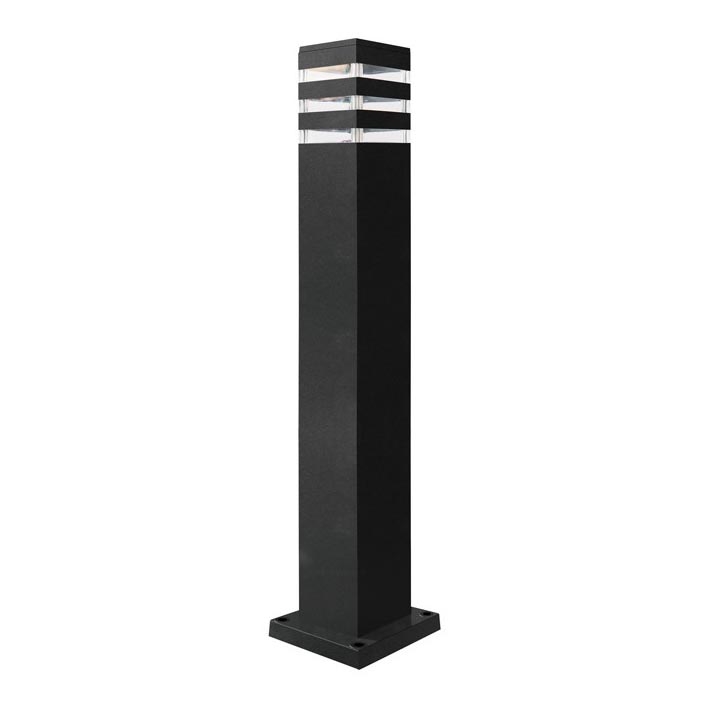 Außenleuchte TEKSAS 1xE27/12W/230V IP44 74 cm anthrazit