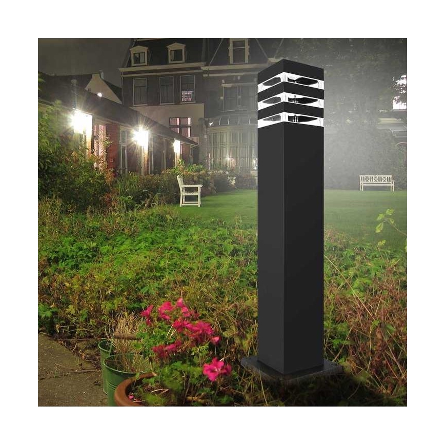 Außenleuchte TEKSAS 1xE27/12W/230V IP44 74 cm anthrazit