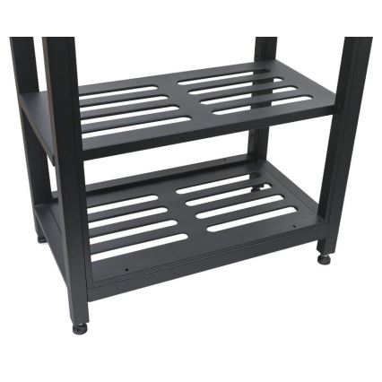 Außenmodul Tisch 80x47x123 cm schwarz/Edelstahl