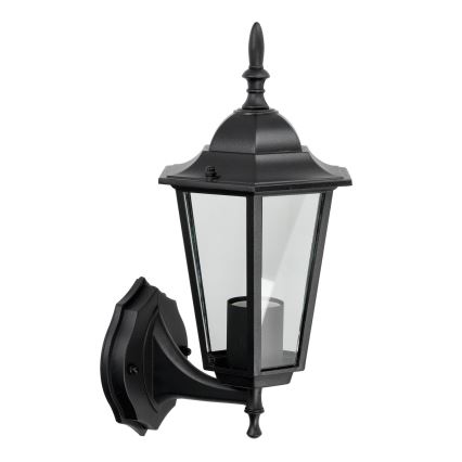 Außenwandbeleuchtung 1xE27/60W/230V IP44 schwarz