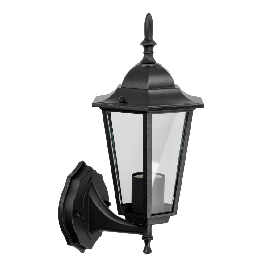 Außenwandbeleuchtung 1xE27/60W/230V IP44 schwarz