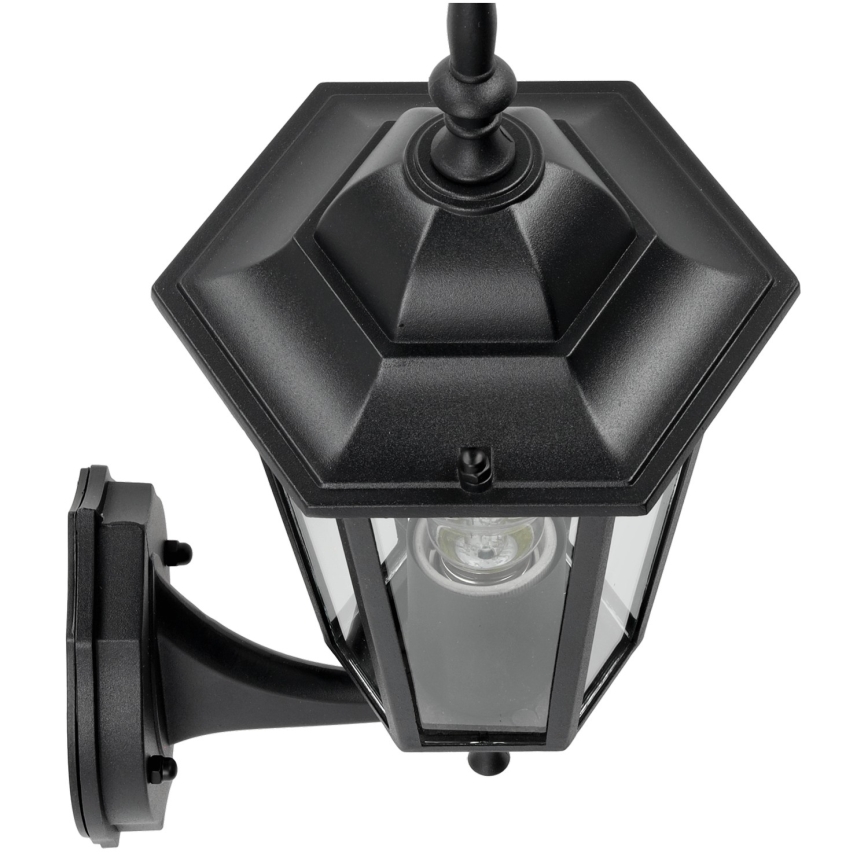 Außenwandbeleuchtung 1xE27/60W/230V IP44 schwarz