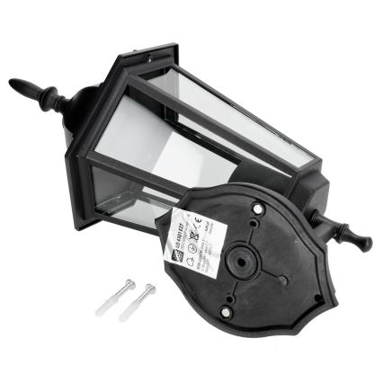 Außenwandbeleuchtung 1xE27/60W/230V IP44 schwarz
