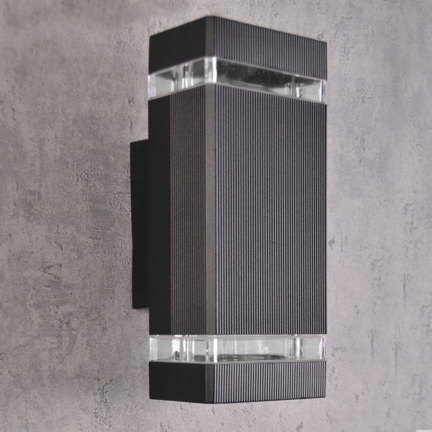 Außenwandbeleuchtung GILBERT 2xGU10/10W/230V IP44