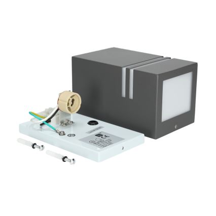 Außenwandbeleuchtung QUAZAR 1xGU10/11W/230V IP44