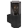 Außenwandleuchte 1xE27/40W/230V IP44 schwarz/rauchfarben