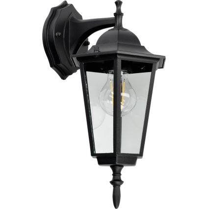 Außenwandleuchte 1xE27/60W/230V IP44 schwarz