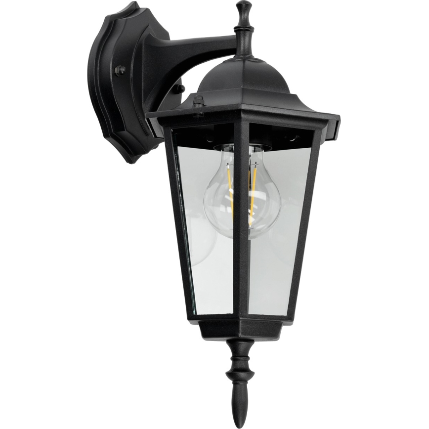 Außenwandleuchte 1xE27/60W/230V IP44 schwarz