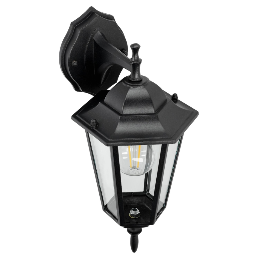 Außenwandleuchte 1xE27/60W/230V IP44 schwarz