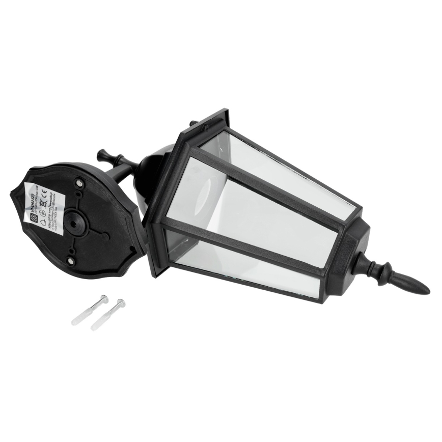 Außenwandleuchte 1xE27/60W/230V IP44 schwarz