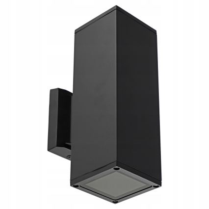 Außenwandleuchte 2xGU10/35W/230V IP54 schwarz