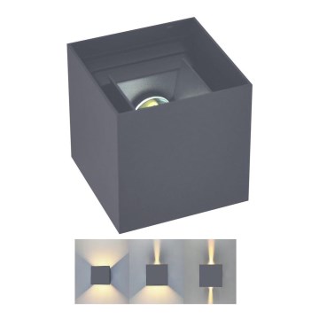 Außenwandleuchte KIOTO 1xG9/5W/230V IP44 anthrazit