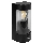 Außenwandleuchte mit Bewegungsmelder, 1x E27 / 15 W / 230 V, IP44, schwarz