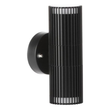 Außenwandleuchte RADILO 2xGU10/11W/230V IP44 schwarz