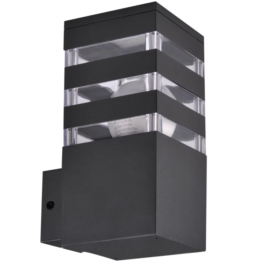 Außenwandleuchte TEKSAS 1xE27/12W/230V IP44 Anthrazit