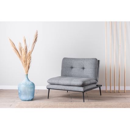 Ausklappbarer Sessel SPEAKY, grau