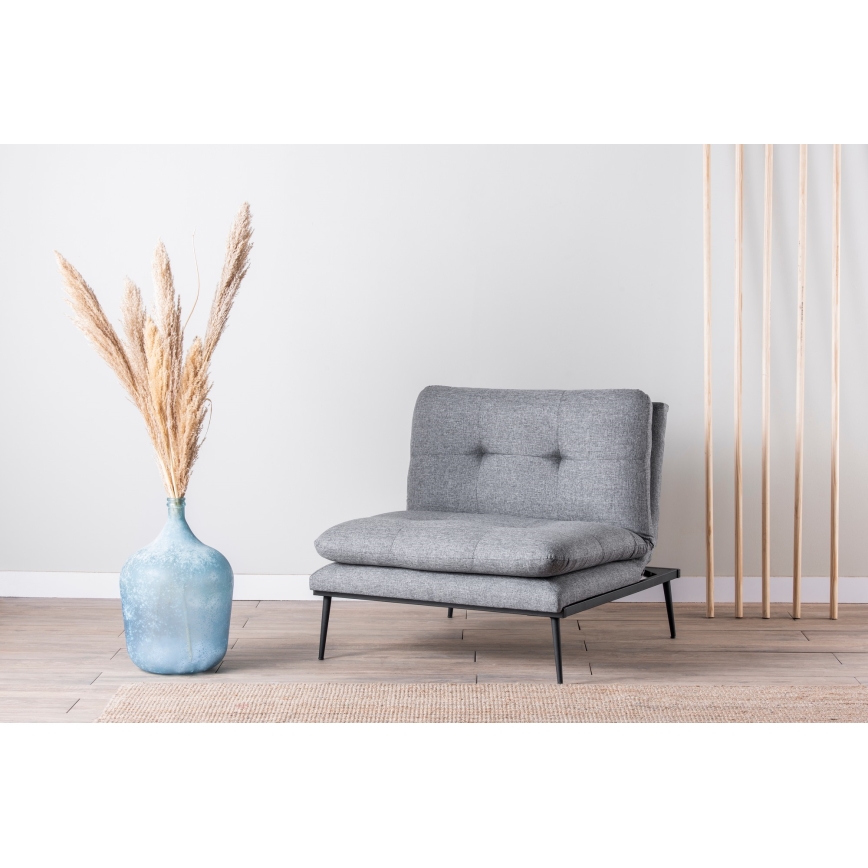 Ausklappbarer Sessel SPEAKY, grau