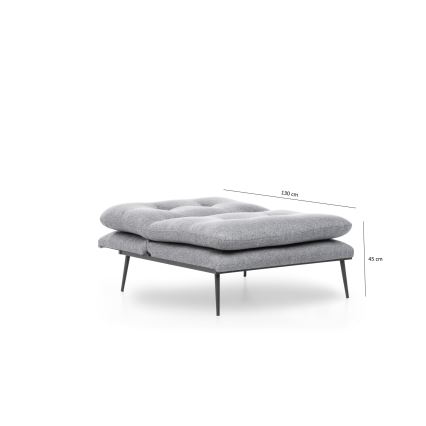 Ausklappbarer Sessel SPEAKY, grau
