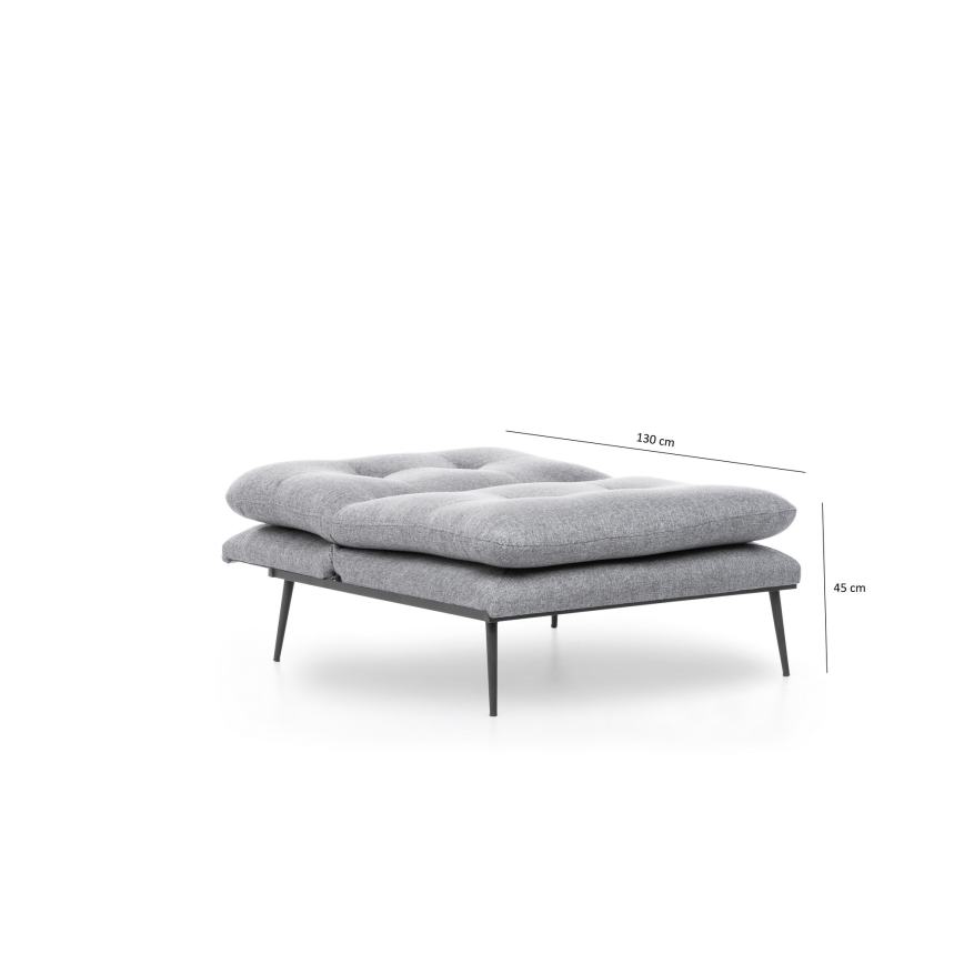 Ausklappbarer Sessel SPEAKY, grau