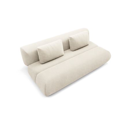Ausklappbares 3-sitziges Sofa FANO, creme