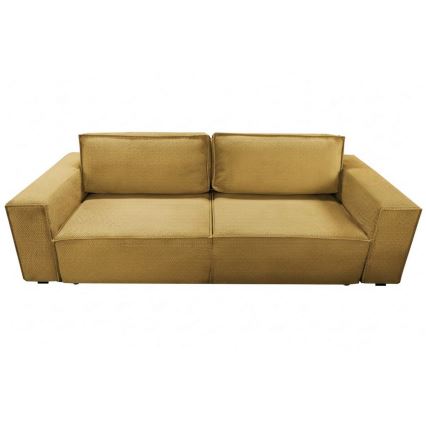 Ausklappbares 3‑Sitzer‑Sofa mit Stauraum RONDA, Orange