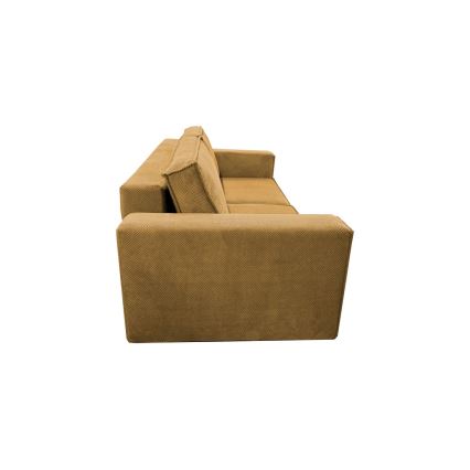 Ausklappbares 3‑Sitzer‑Sofa mit Stauraum RONDA, Orange