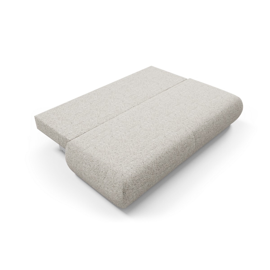 Ausklappbares Dreisitzer-Sofa mit Stauraum PRATO – Beige