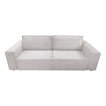Ausklappbares dreisitziges Sofa mit Stauraum RONDA, beige
