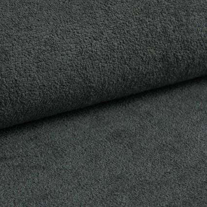 Ecksofa mit Schlaffunktion und Stauraum, L-Form CASTELO, links, dunkelgrau