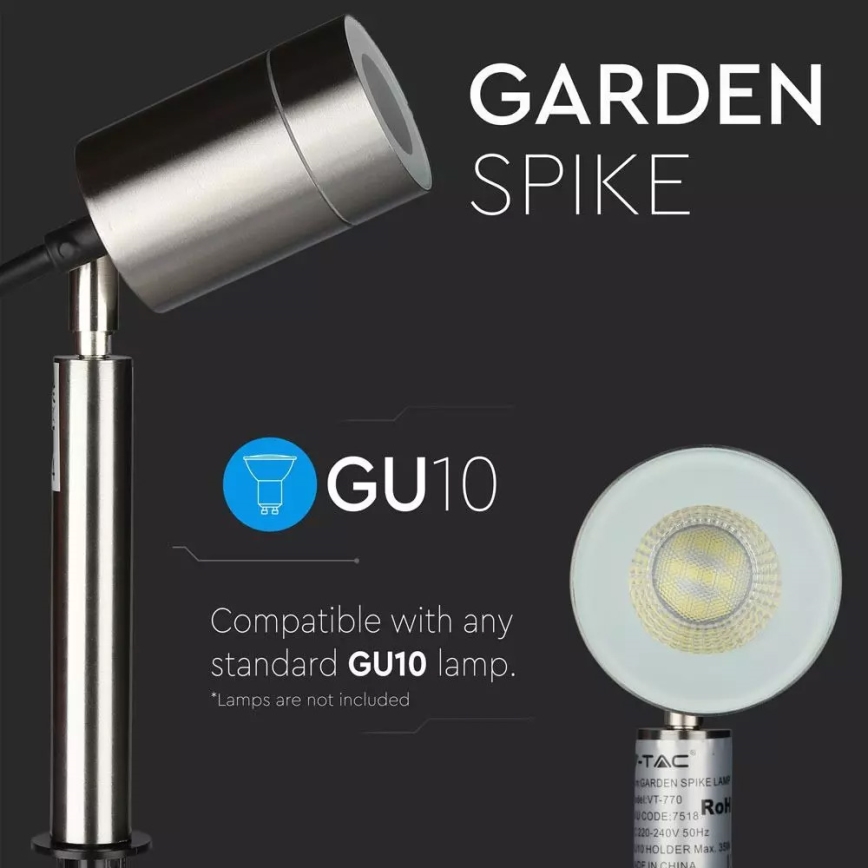 Aussenlampe 1xGU10/35W/230V IP44
