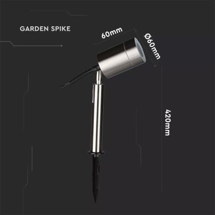 Aussenlampe 1xGU10/35W/230V IP44