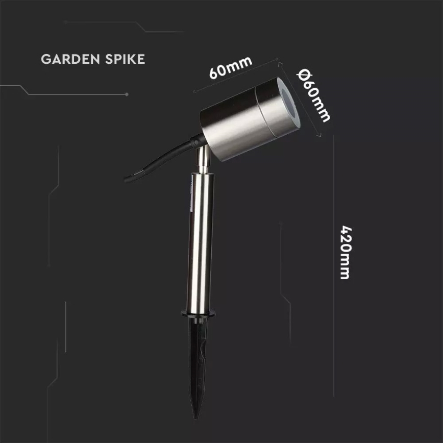 Aussenlampe 1xGU10/35W/230V IP44