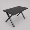 Ausziehbarer Esstisch DOMO 150/190x80 cm schwarz