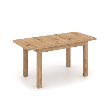 Ausziehbarer Esstisch DOO 120/160x75 cm Eiche artisan