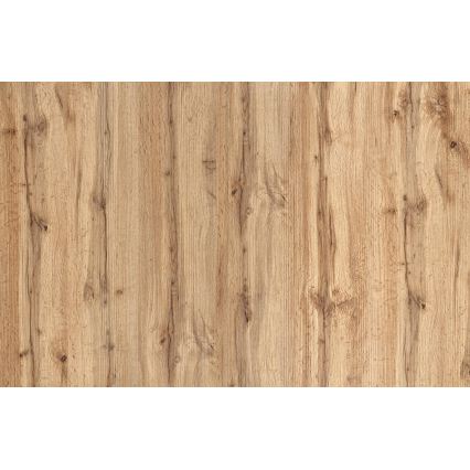 Ausziehbarer Esstisch DROM 160/200x90 cm Wotan-Eiche/Schwarz