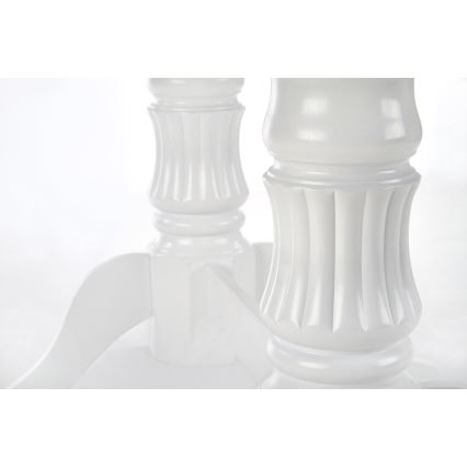 Ausziehbarer Esstisch FUERTE 150/190x90 cm weiß