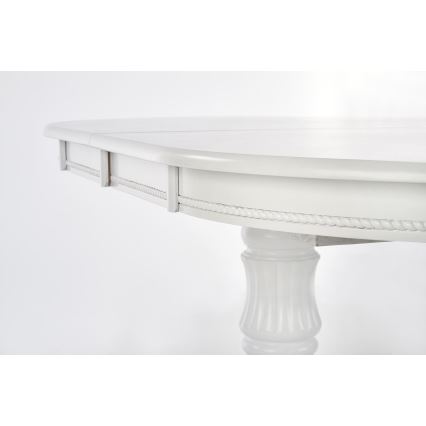 Ausziehbarer Esstisch FUERTE 150/190x90 cm weiß