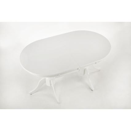 Ausziehbarer Esstisch FUERTE 150/190x90 cm weiß
