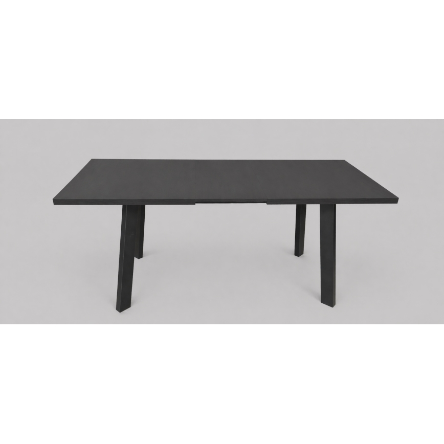 Ausziehbarer Esstisch KERNO 150/190x80 cm schwarz