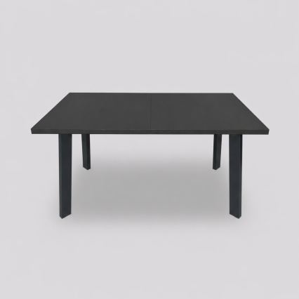 Ausziehbarer Esstisch KERNO 150/190x80 cm schwarz