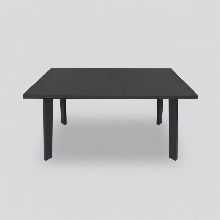 Ausziehbarer Esstisch KERNO 150/190x80 cm schwarz