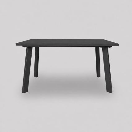 Ausziehbarer Esstisch KERNO 150/190x80 cm schwarz