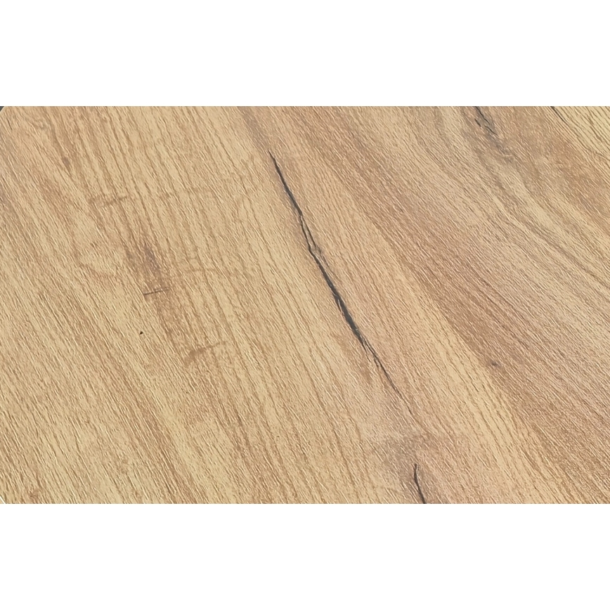 Ausziehbarer Esstisch NEXUS 100/140x77 cm Craft-Eiche/schwarz