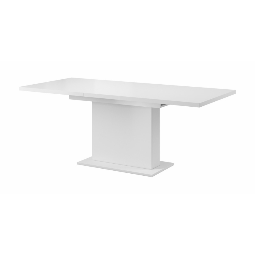 Ausziehbarer Esstisch STRAP 160/200 x 90 cm weiß