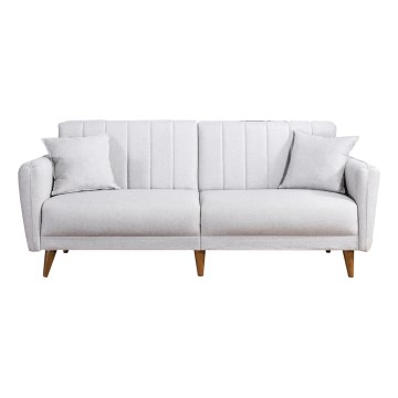Ausziehbares 2‑sitziges Sofa KITO, cremefarben